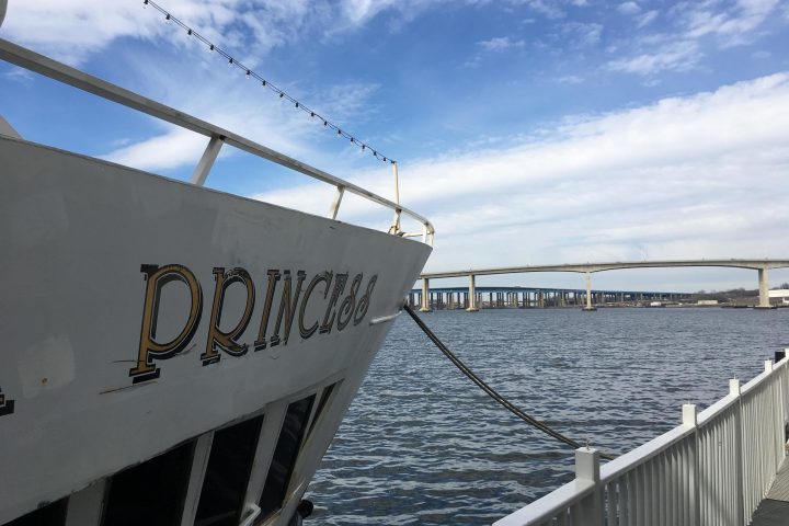 a large ship in a body of water